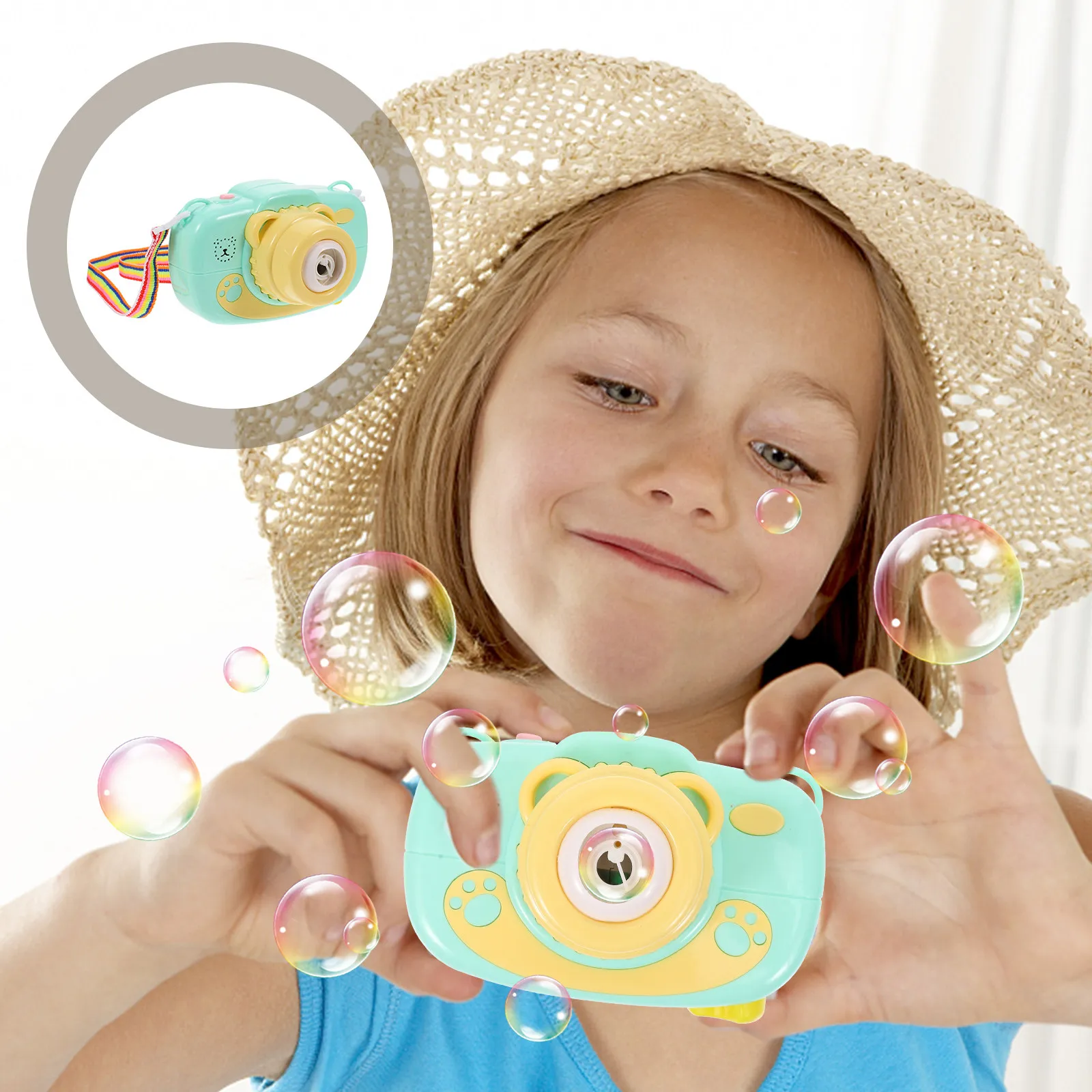 

1Set Electric Cartoon Bubble Maker Clear Music Light Outdoor Children Birthday Gift Plaything Toys