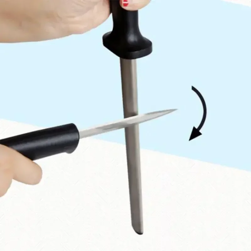 10 inch Professional Carbon Steel Knife Sharpener Rod kitchen accessories Knife Sharpening Durable cuisine outils accessoires