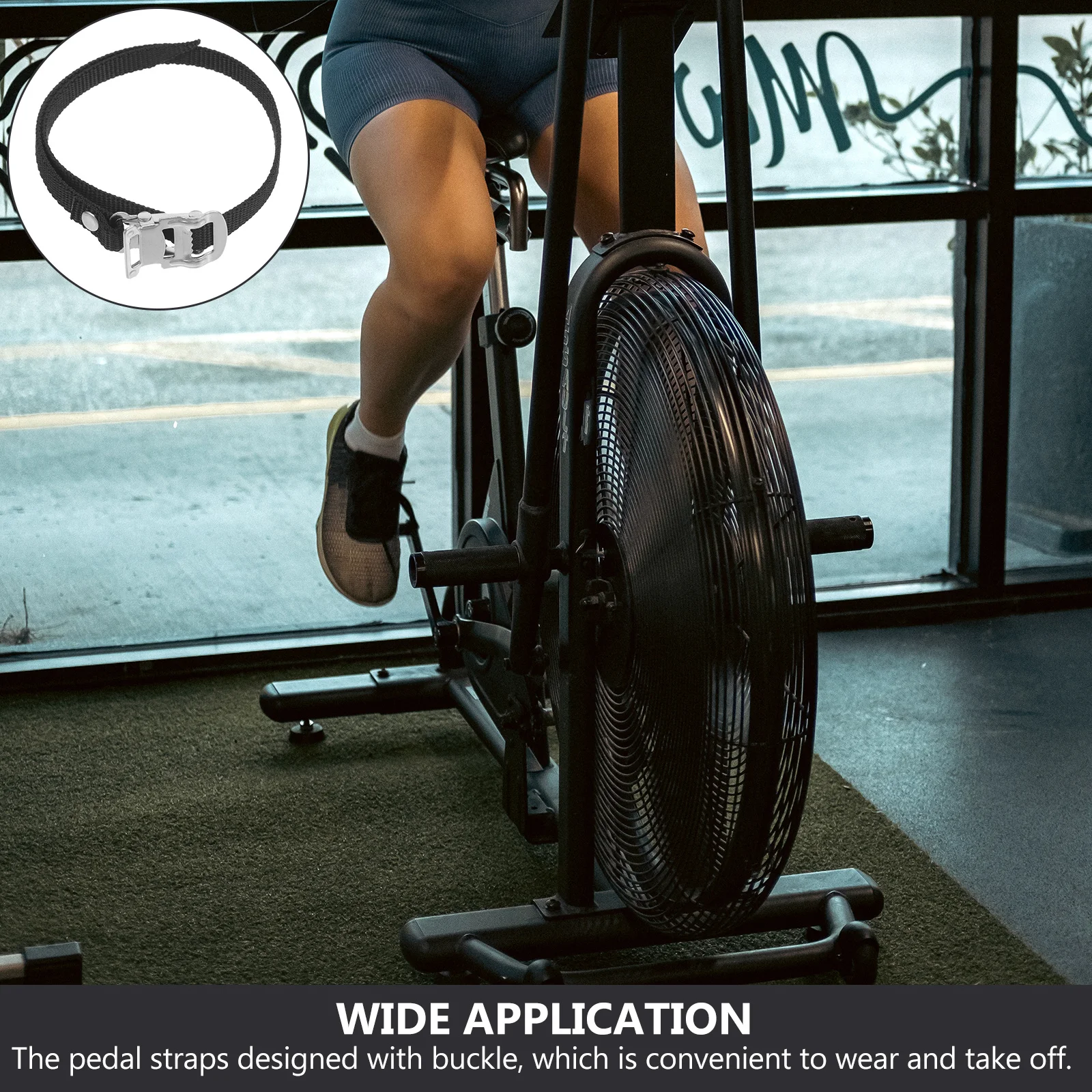 4Pcs Adjustable Pedal Straps for Bikes Durable Anti-Slipping Cycling Footrest Accessories Bike Pedal Straps Bike Supplies