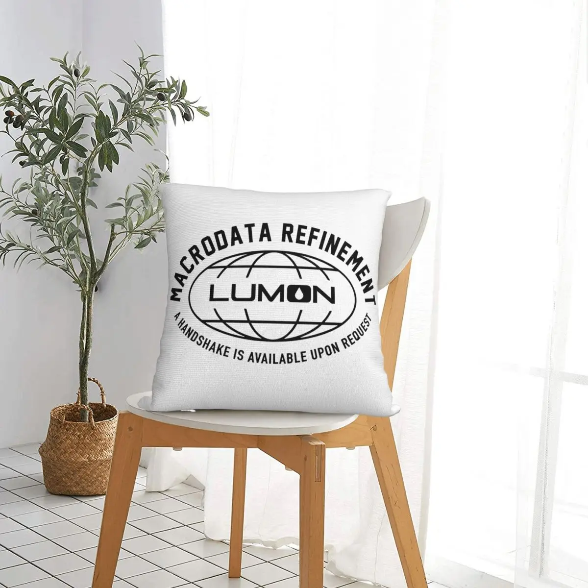 Lumon Industries Severance TV Show Square Pillow Covers Polyester Bed Car Cushion Case Cute Pillow Cover 45*45