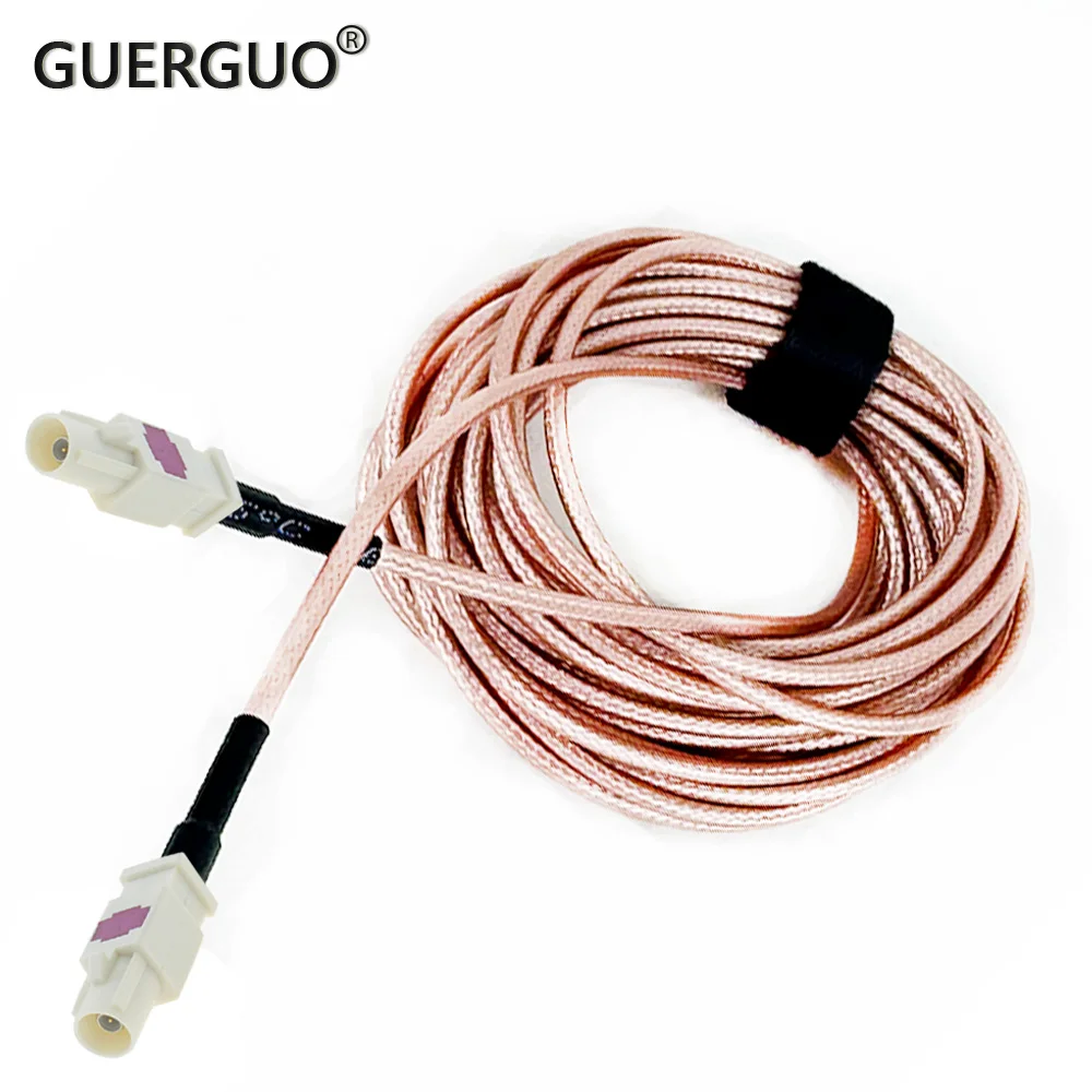 Fakra B RG316 Coax Cable Fakra B Male/Female/Male long Connector Antenna Extension Grey Coaxial Cable for Car Remote Control Key