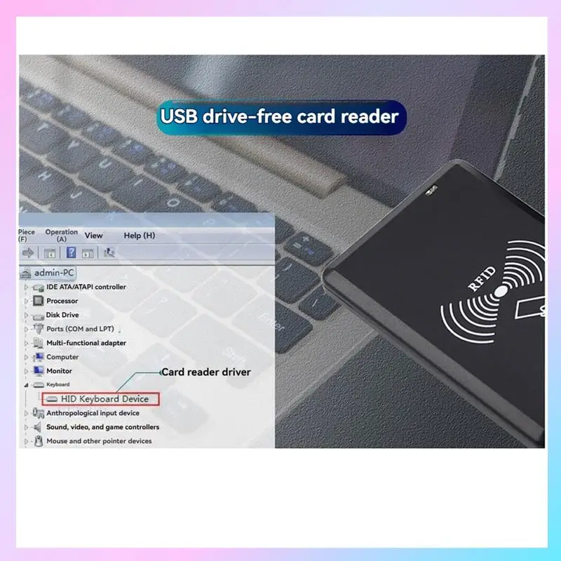 

AB25-USB RFID Reader 125Khz EM4100 TK4001 ID Contactless Sensitivity Smart Card Reader Support Window System