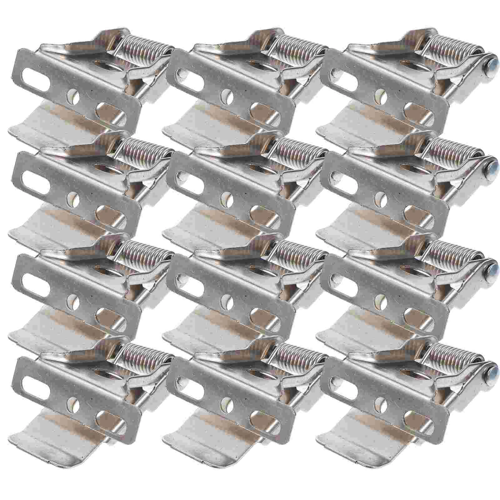 20 Pcs Light Mounting Spring Clips Spot for Panel Lamp Downlight Recessed Ceiling Securing Clamps Iron Replacement Lighting