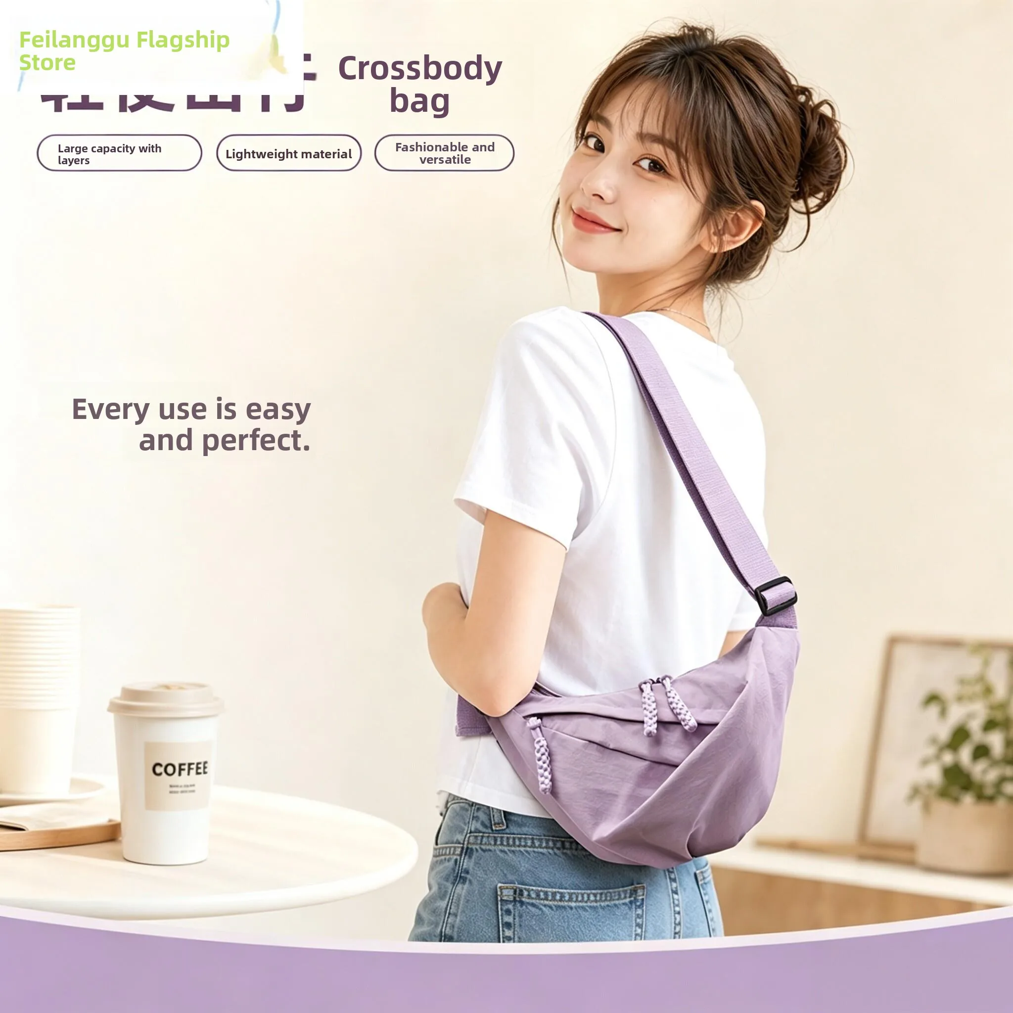 casual-canvas-nylon-dumpling-shaped-single-shoulder-bag-for-women-lightweight-commuter-crossbody-bag-leisure-sport-bag