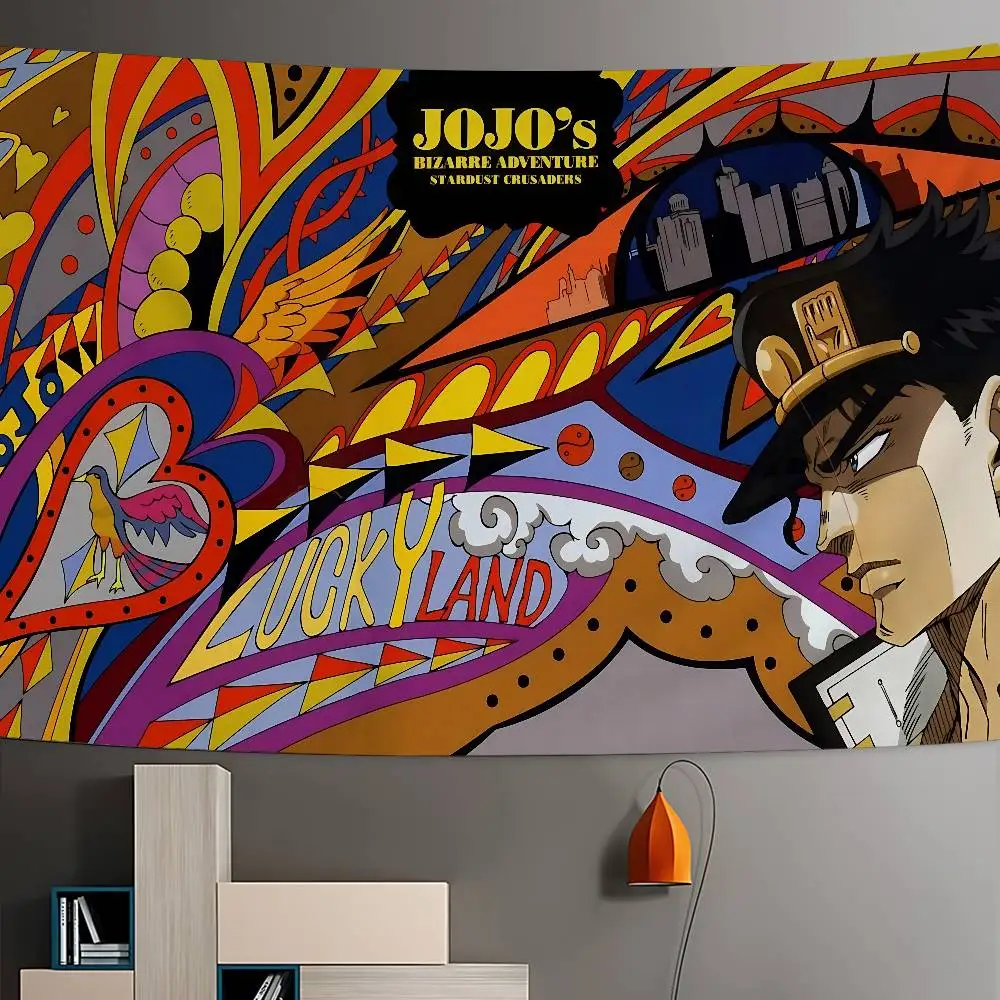 Anime JoJos Bizarre Adventure DIY Wall Tapestry for Living Room Home Dorm Decor Wall Art Decor