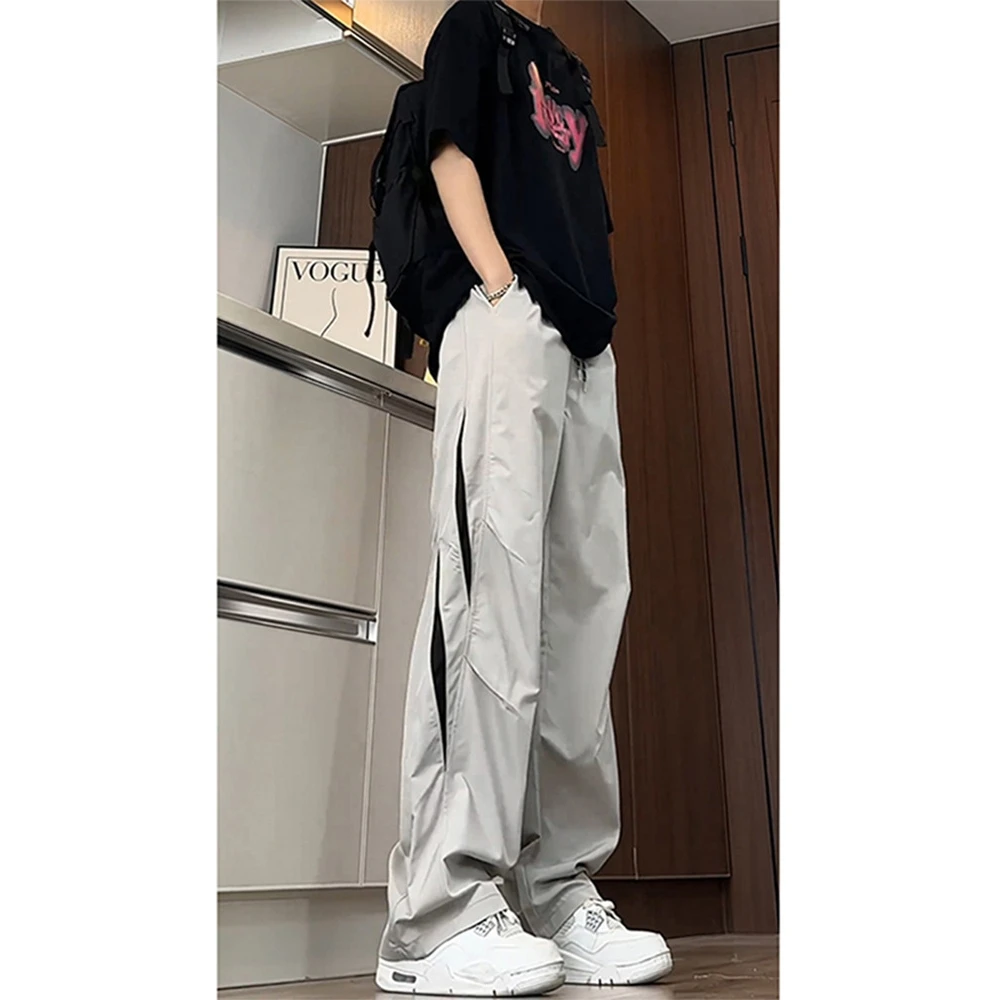 

Американские повседневные свободные уличные мужские брюки-карго High Street Faion, прямые длинные брюки для повседневной носки