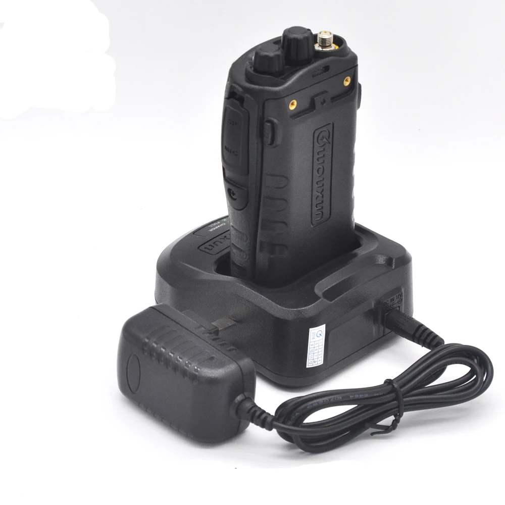 НОВОЕ оригинальное зарядное устройство с адаптером для радио рации Wouxun KG-UV9D, двусторонняя радиосвязь, вилка стандарта ЕС/США