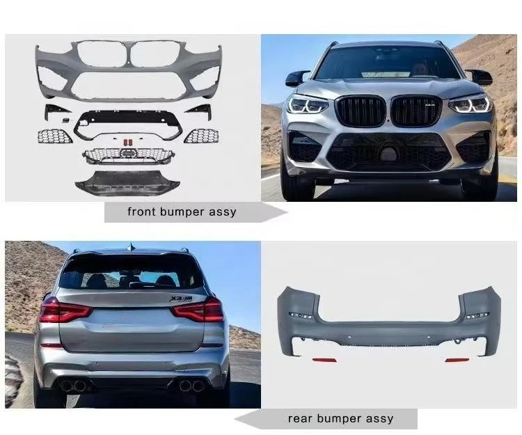 Hot Selling Car Bodykit for BMW X3 G01(2018-2021) Upgrade X3M Modified Facelift Grill Front Rear Bumper Fender
