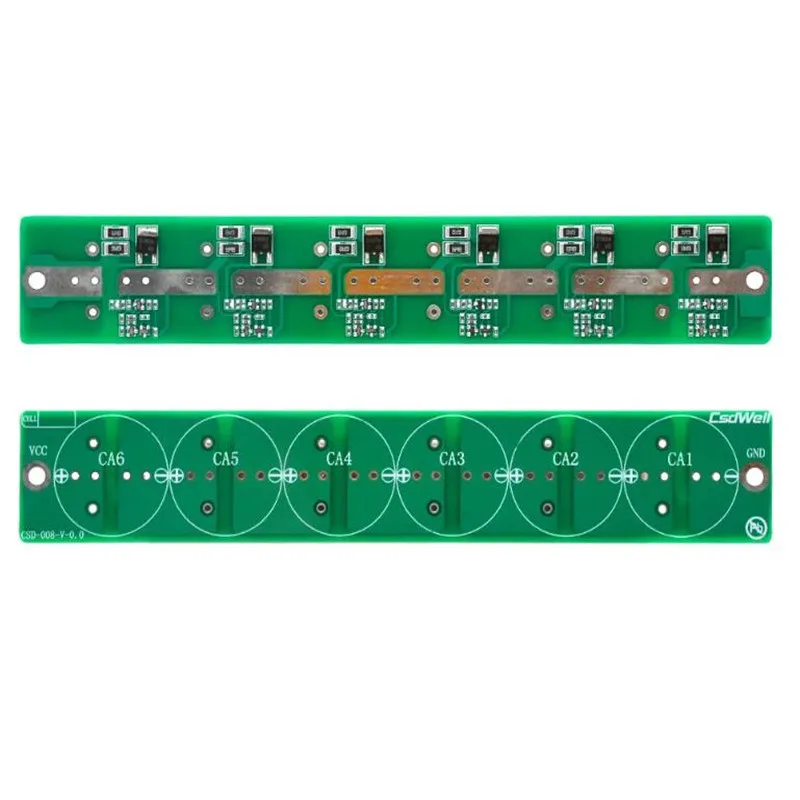 

6 String 2.7V 100F - 500F 100F 120F 220F 360F 400F 500F Super Capacitor Balancing Protection Board Six Series