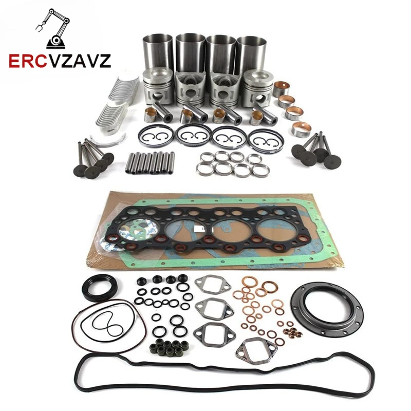 4D31 4D31T Engine Rebuild Kit for Fuso Canter FE FG Kato HD250 HD400 HD450 Truck Excavator Mitsubishi Engine Isuzu 4HK1 4HK1T