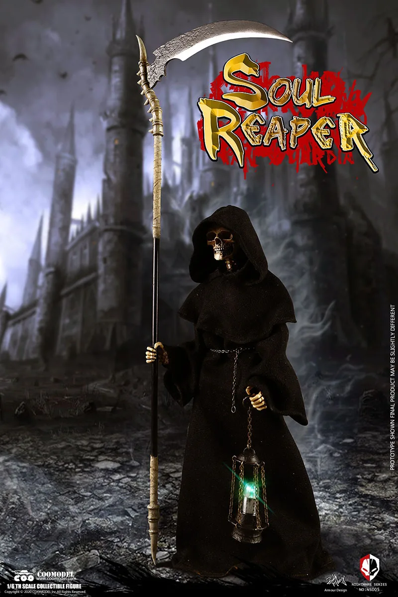 COOMODEL NS005 NS006 1/6 Diecast Alloy NIGHTMARE SEIRES DEATH SOUL REAPER/EGYPT GUARDIAN DEMON 12‘’ Full Set Action Figure