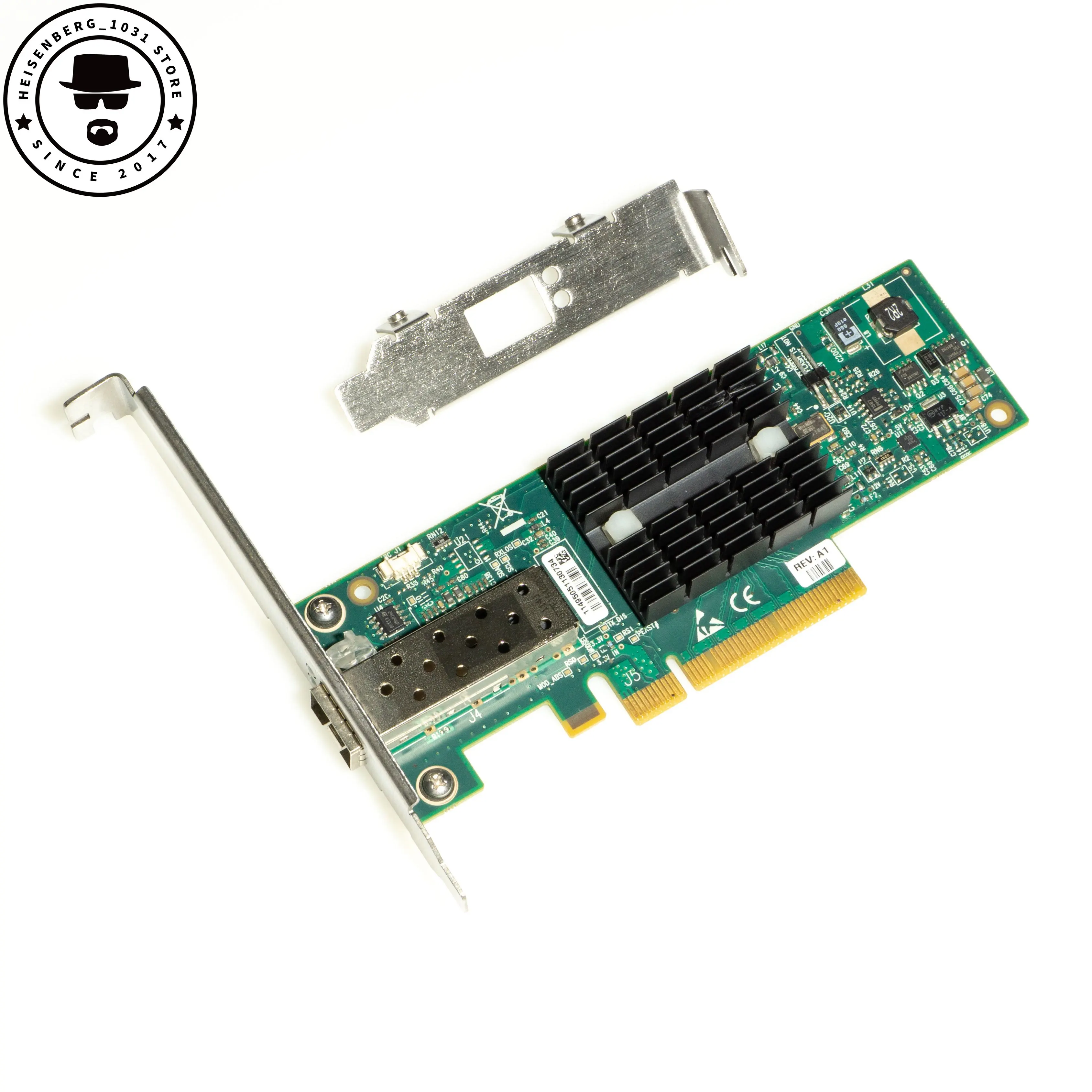 MNPA19-XTR/666172-001/671798-001 connettore da 10GB MELLANOX/HP®-2 NIC PCIeX8 10Gbe SFP a porta singola + entrambe le staffe prodotto di israele