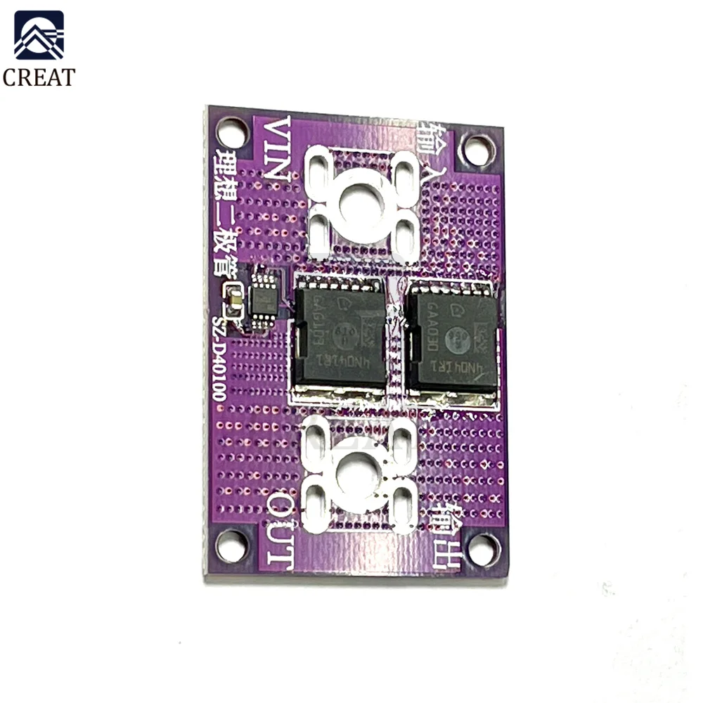 Controller modulo diodo ideale batteria solare ricarica scheda di protezione anti-riflusso nessuna necessità di terra nessun limite di tensione