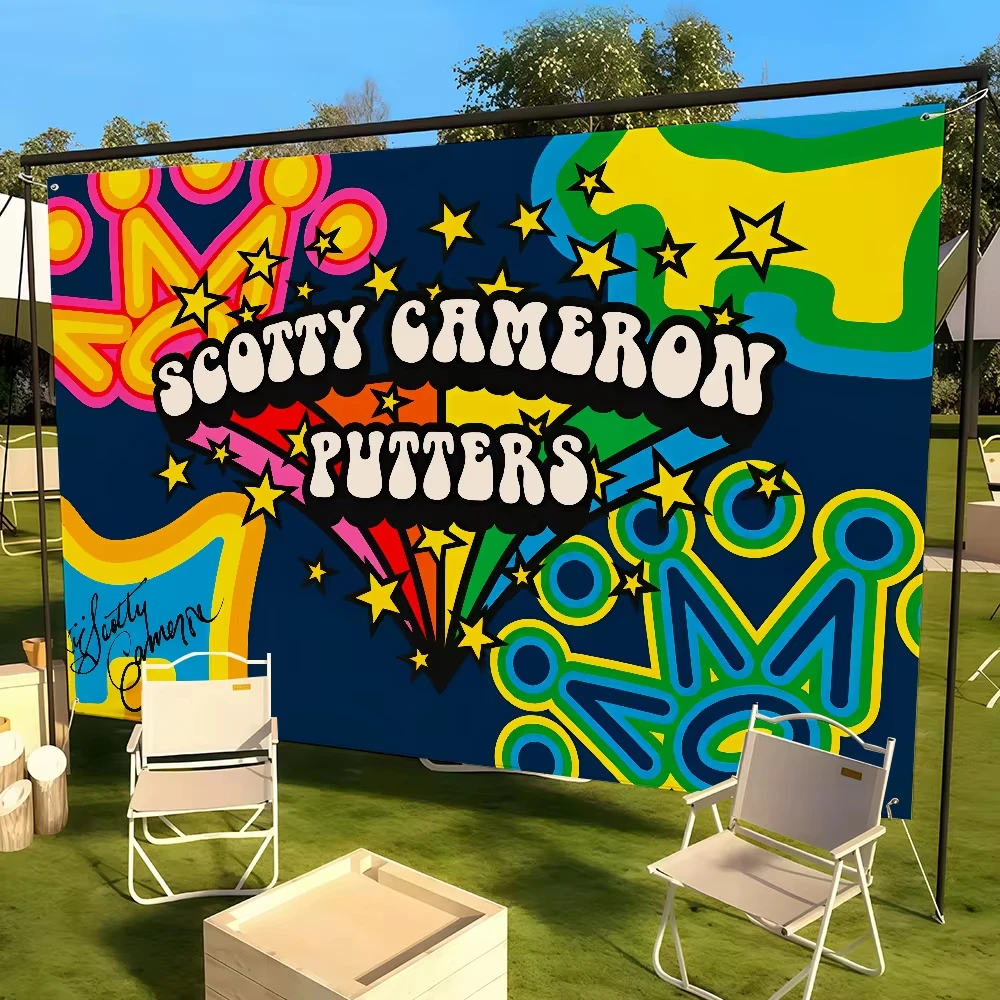 Modische Flagge für Wohnzimmer, Zuhause, Studentenwohnheim, Dekoration, Wand, Outdoor, Camping, Party, S-Scotty Logo, Cameron-N Banner Geschenke – Detail 4