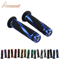 Universal Motorcycle Handle Handlebar Hand Bar Grip 7/8 22 24mm For Kawasaki Honda Yamaha Suzuki Benelli Ducati