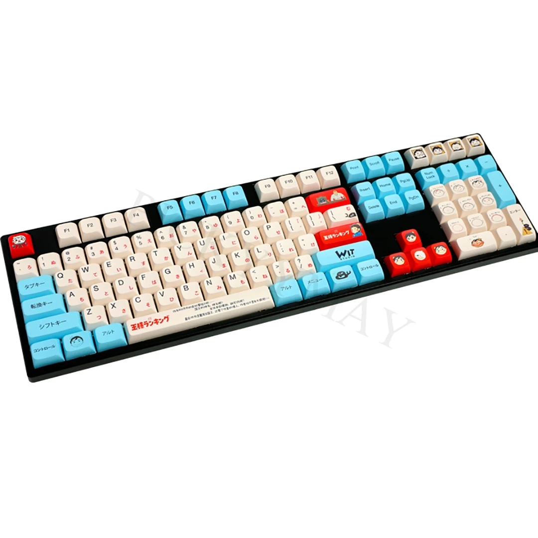 

Suitable MX XDA Keycap Ranking of Kings 133 Keys PBT Keycap DYE-SUB Cherry Profile Colorful Keycaps For Mechanical Keyboard