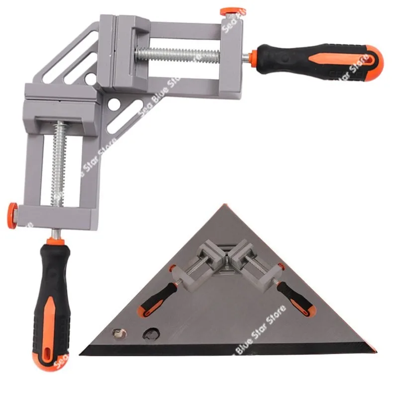 Single handle 90 degree right angle clip, fast angle clip, woodworking fixture, alloy material