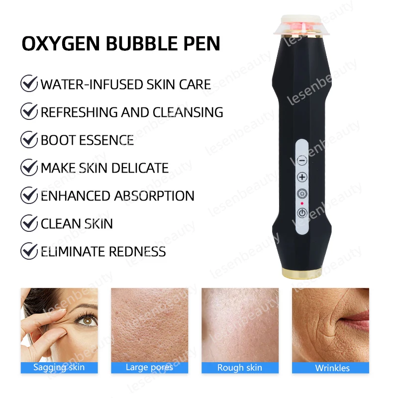 2025 Newest Portable CO2 Bubble Oxygenation Capsules Pods Rechargeable Wireless Oxygen Skin Tightening Facial Machine lesen USB