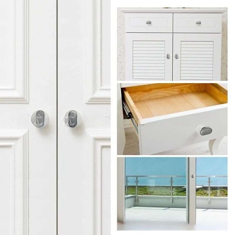 Luxury Cabinet Wardrobe Door Pull Handle Punch‑Free Hook for Cabinet Drawer Door