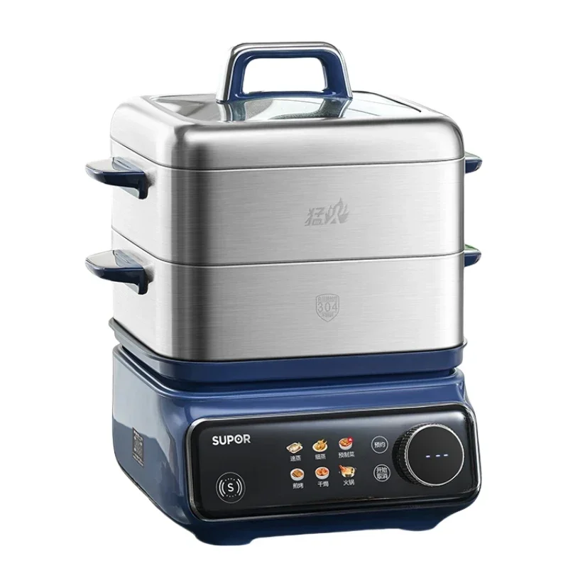 

SUPOR 220V Removable Base Electric Steamer Household 16L Three-layer Stainless Steel 2100W electric food steamer food warmer