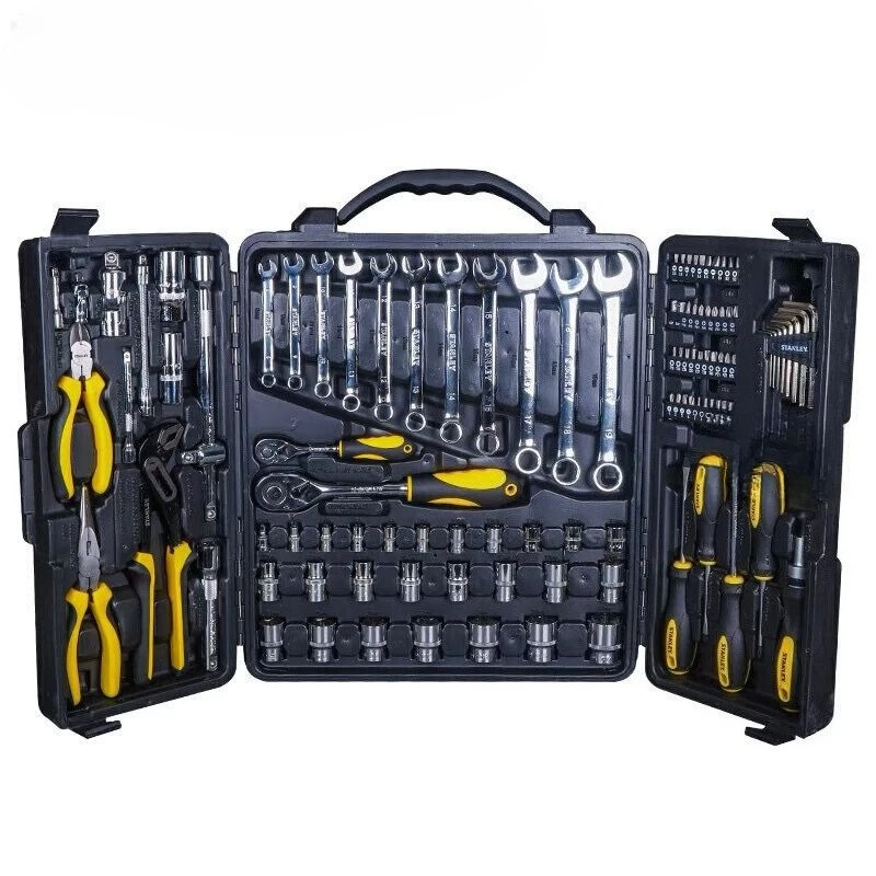 

110-Piece Hardware Tool Set Maintenance Toolbox Auto Repair Sleeve Wrench Machine Repair Combination