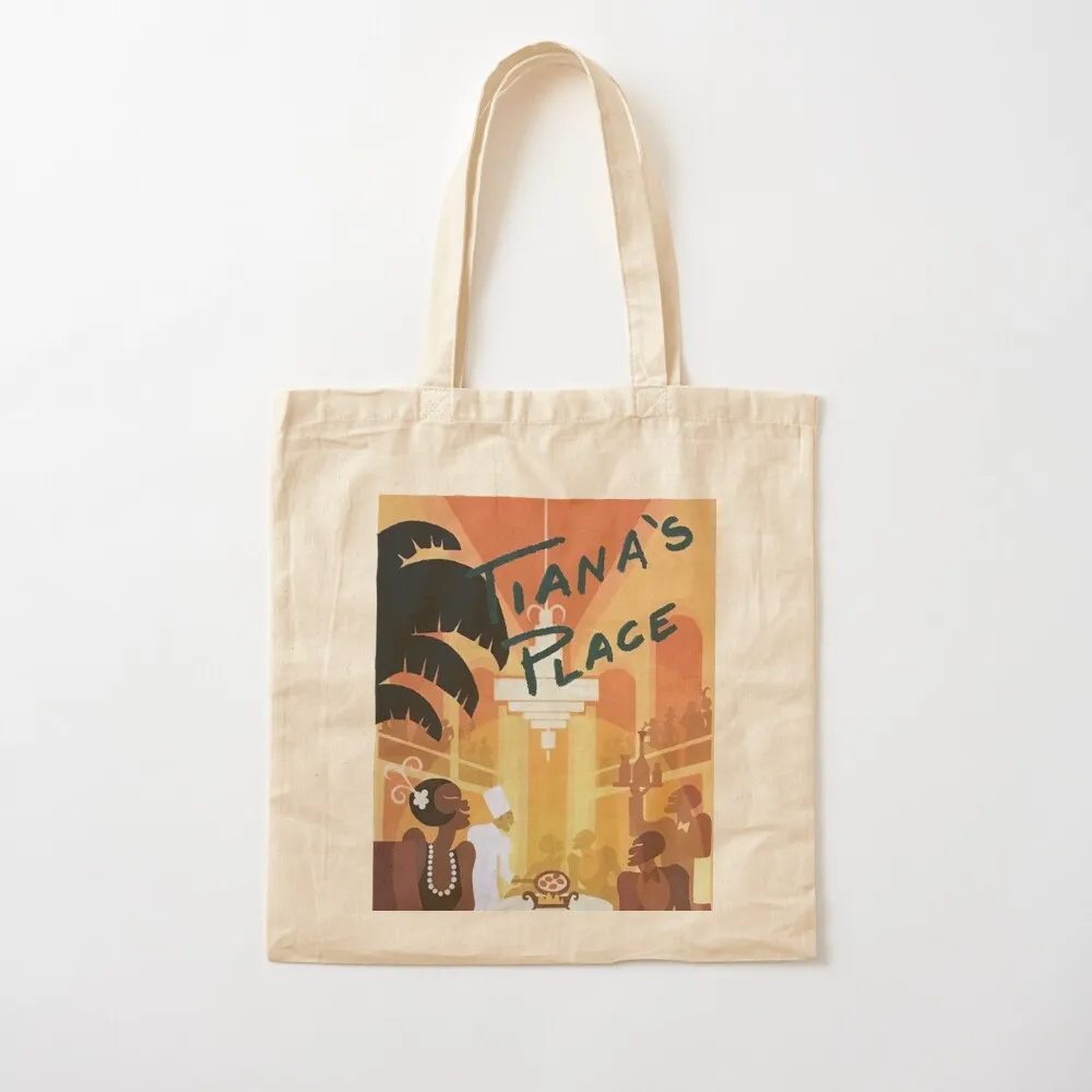 Tiana's Place Tote Bag reusable shopping bags bags for women Canvas bag bag for beach