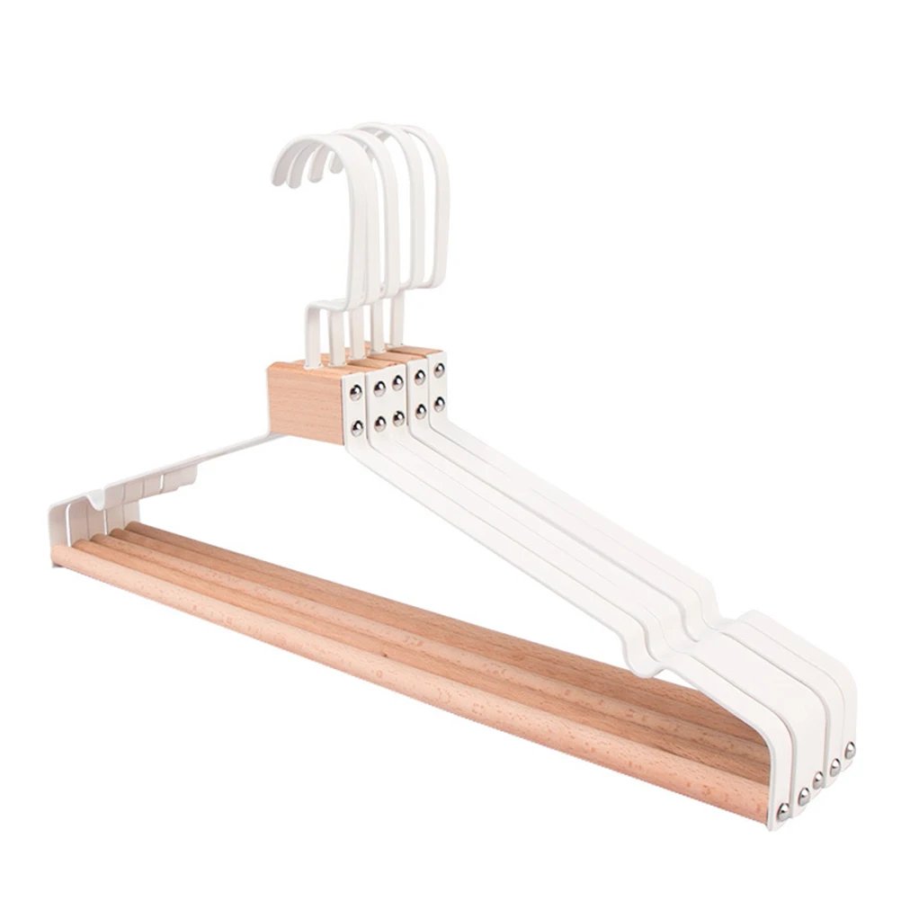 

Professional Clothes Hanger Artifact White Hooks Thickened Broad Shoulders Hangers Clothing Shops Laundries Elegant