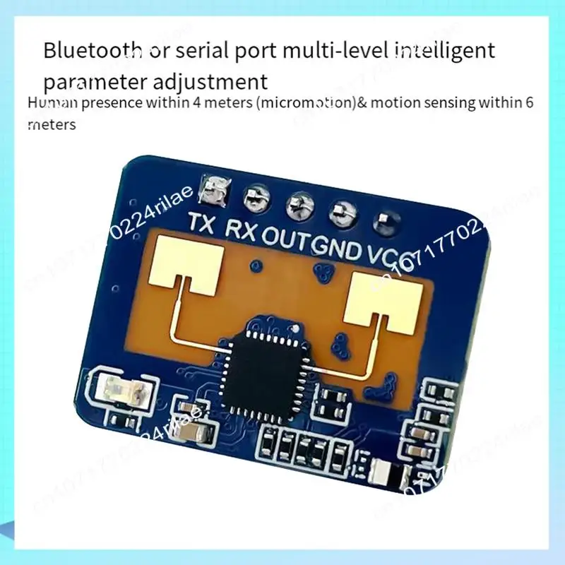A17Z LD2410C 24G Radar Human Presence Sensor+CH340 Adapter FMCW Radar Millimeter Wave Motion Detection Module DC5V Durable