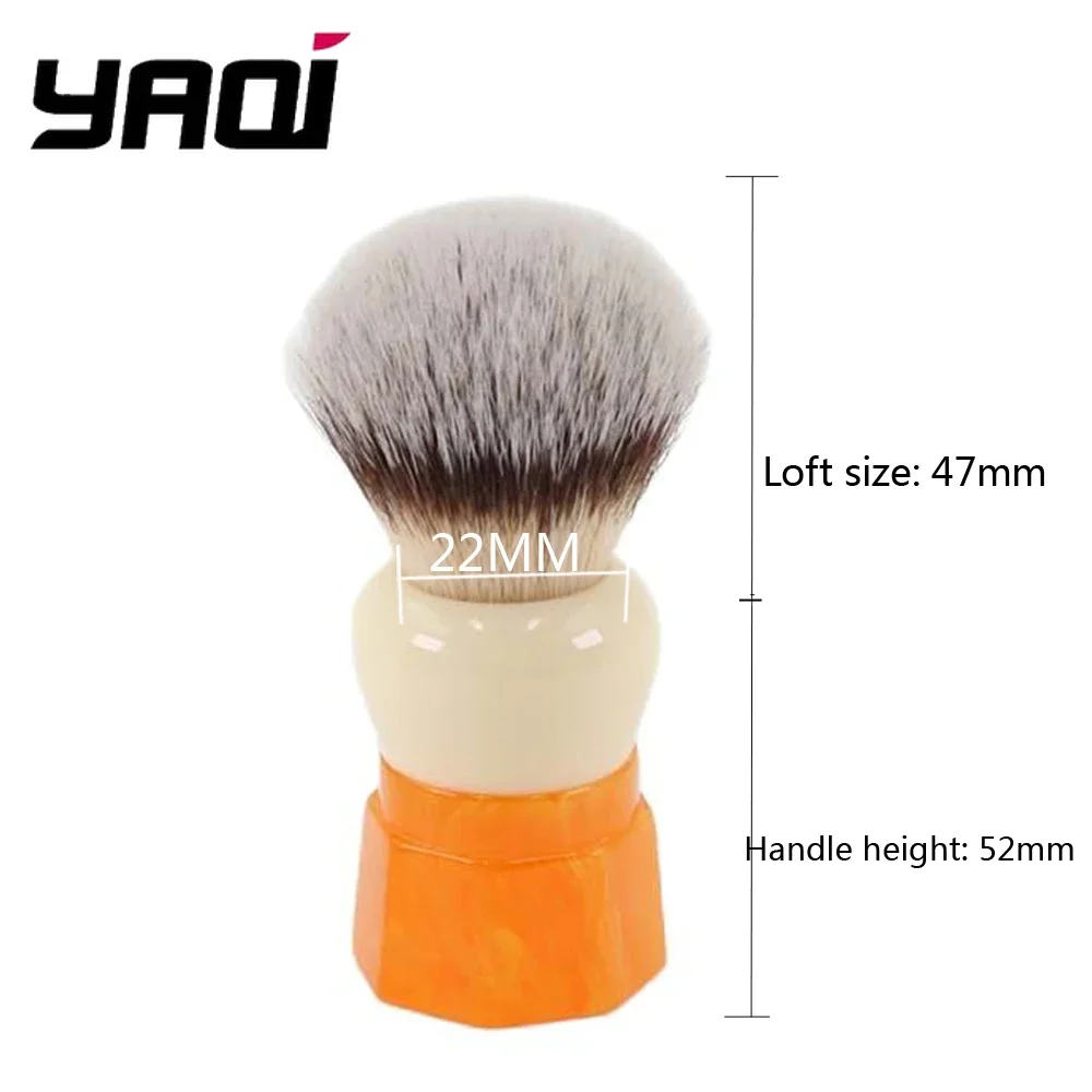 Yaqi Ever-Helpful Щетка для бритья из синтетических волос для мужского влажного бритья — мягкая щетина для гладкой и удобной бритвы