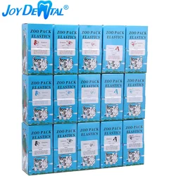 5000 Pcs/Box Dental Orthodontic Zoo Pack Elastics Rubber Bands High Quality Latex Braces Force 3.5/5.0/6.5 OZ