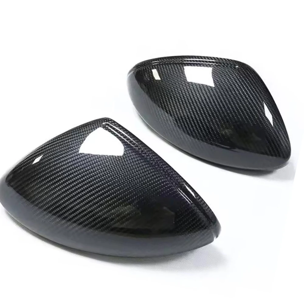 

Carbon Fiber Car Side Mirror Cover Replacement RearView Mirror Caps for Porsche Boxster Cayman 718 982 2016-2023