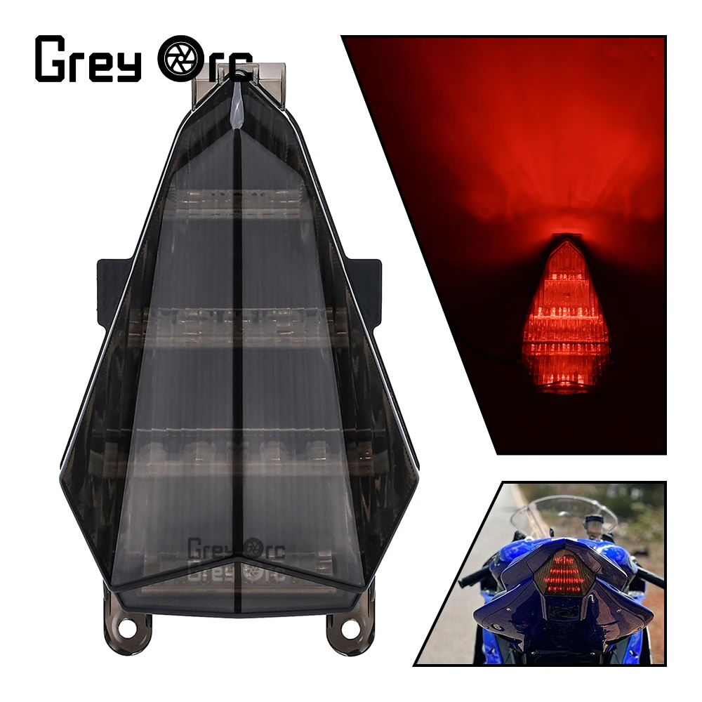 Motorcycle light for Yamaha YZF R6 YZF-R6 06-07 Modified LED tail light motorcycle brake light with led turn signal Accessories