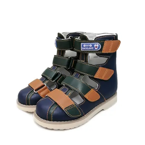 Sandali per bambini scarpe ortopediche per bambini per bambini High Top tiptoing Clubfoot calzature per bambini con punta chiusa Size21-37