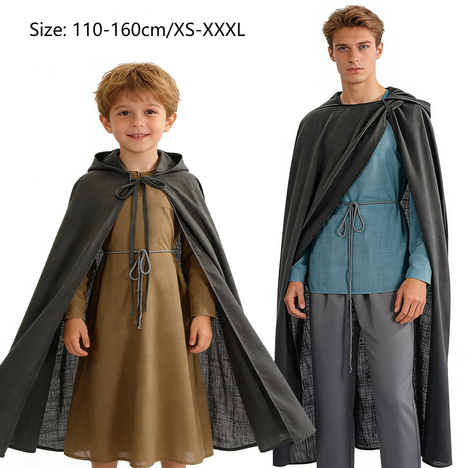 

TV A Knight of the Seven Kingdoms Dunk & Egg Cosplay Costume Medieval Vintage Clothing Cloak Halloween Carnival Party Disguise