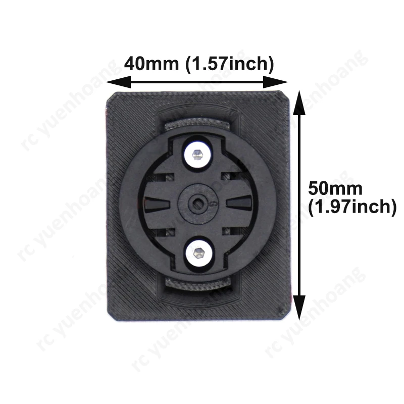 1Set Cycling Computer Flexible Adhesive Top Tube Mount with Standard Garmin Interface Bicycle Accessories for Mountain/Road Bike