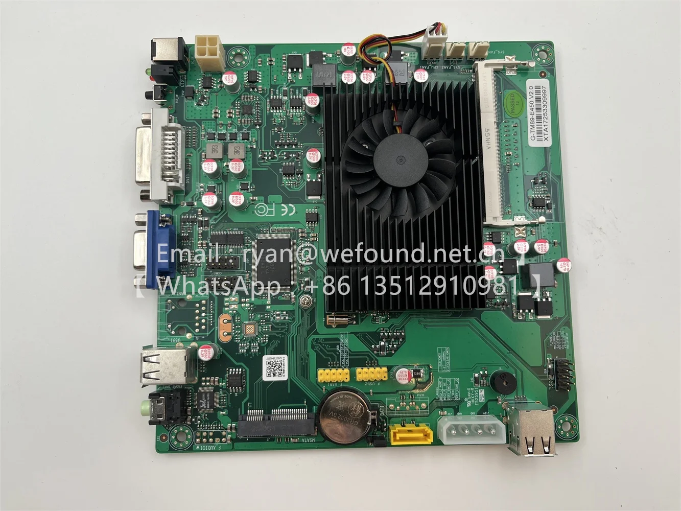 TM89-E450  G-TM89-E450 V2.0  17X17 ITX Industrial Board