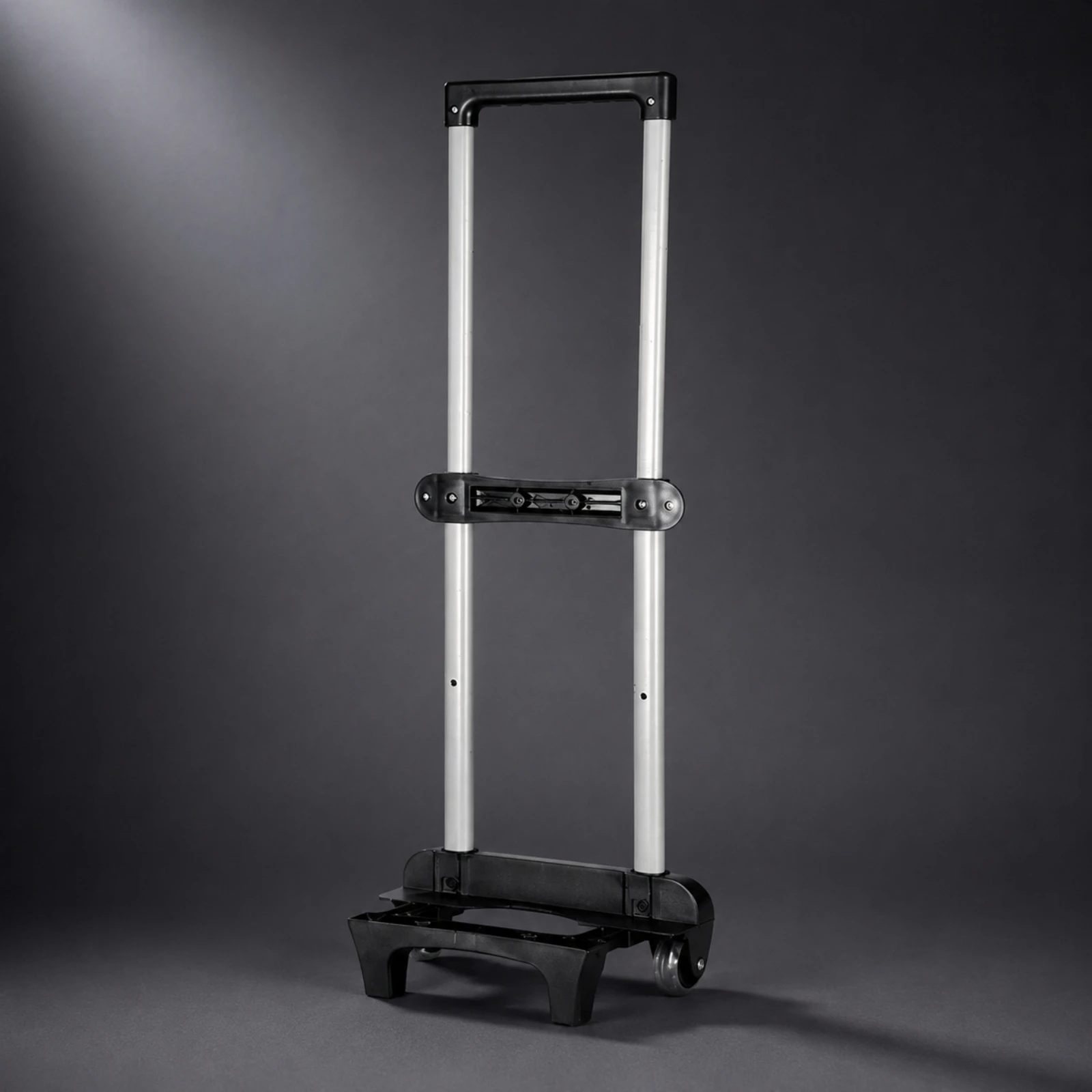 Cart Compact Foldable Luggage Trolley Frame Folding Luggage Cart Adjustable Height for Students, Everyday Travel, Commuting