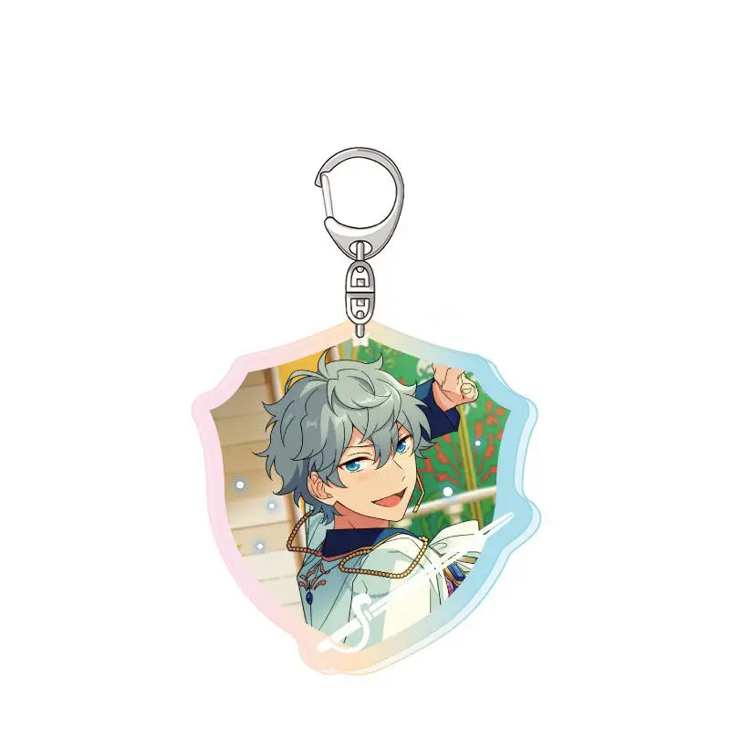 Loen Anime Store Ensemble Stars!!Mika Kagehira Wataru Hibiki Brand New!Acrylic HD Figure Keychain Pendant Decor Gifts About 6cm