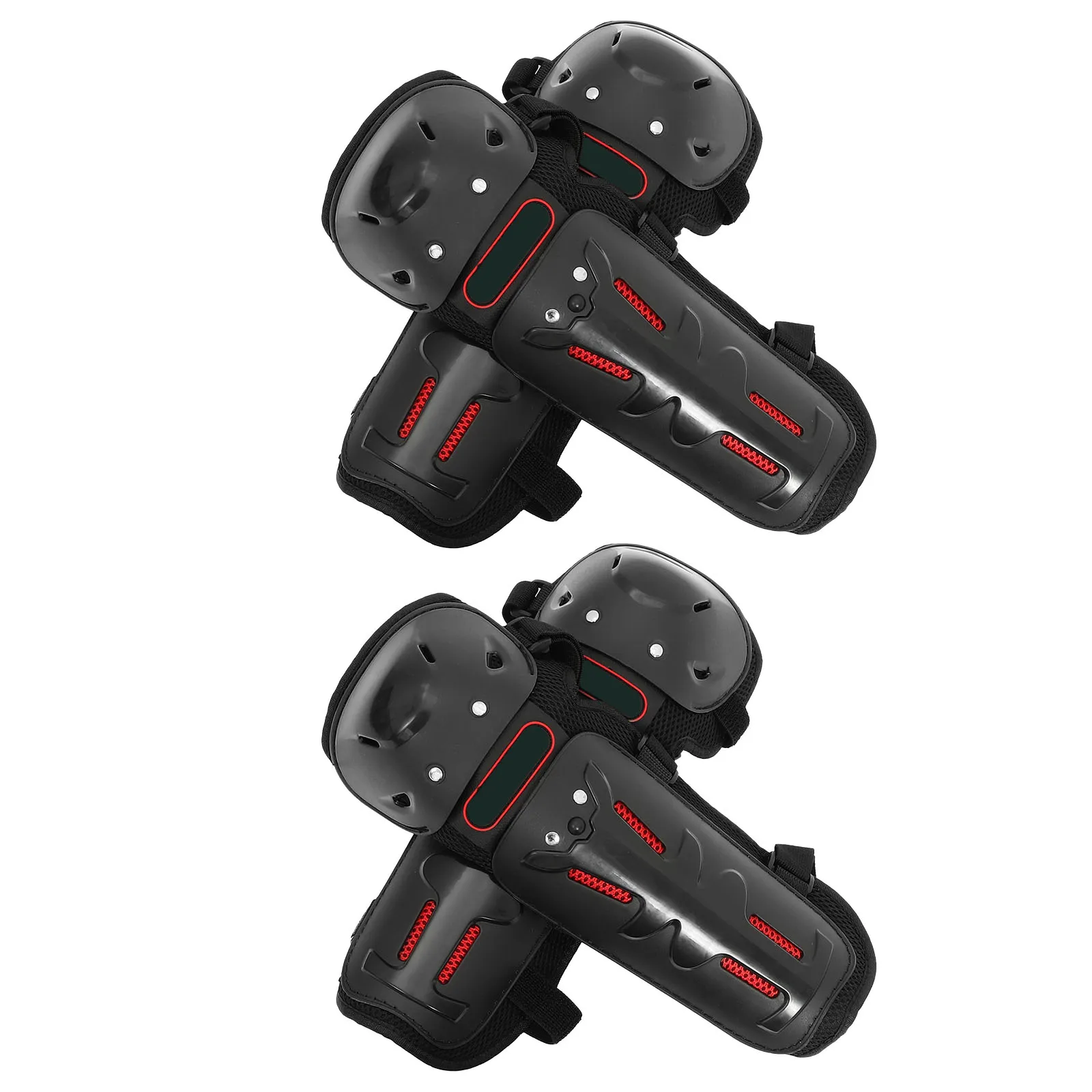 

1 Set Motorcycle Protective Gear Set Knee Elbow Pads Wrist For Cycling Riding Adult Shin Guards Motorcycle Gear Guards For All