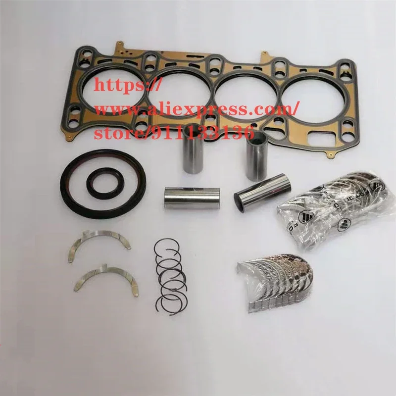 

Engine Cylinder Head Gasket/Piston Pin/Connecting Rod Crankshaft for Foton Sauvana 4F20TC Engine