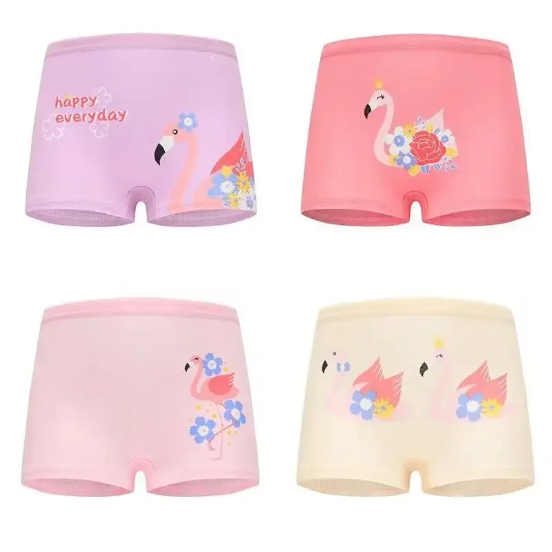 

10 Pieces Children's Girls Panties Cotton Soft Pretty Cartoon Child Underwear for Girls Kids Boxer Panties Breathable