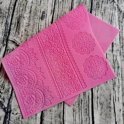 Baking Dot Silicone Lace Mat Hollow Sugar Lace Cake Border Mold Baking DIY Wedding Cake Decorating Tools