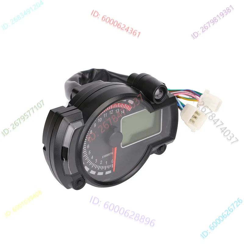 

Motorcycle universal modification accessories waterproof LCD meter code meter digital odometer speedometer ABS
