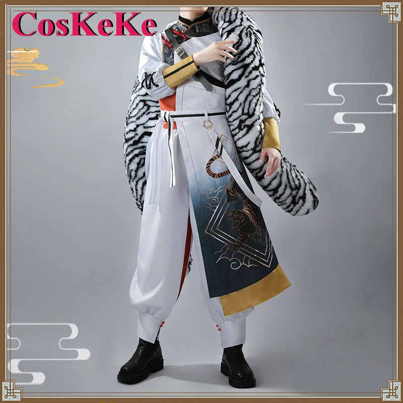 【Customized】CosKeKe Kagami Hayato Cosplay Anime Vtuber NIJISANJI ROF-MAO Costume Four Gods Theme New Clothes Role Play Clothing