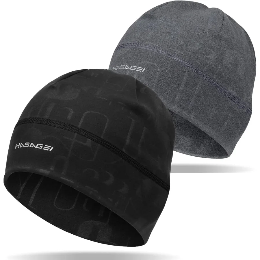 Topi Skull Caps Beanies untuk Pria dan Wanita, Topi Lari Elastis Termal, Topi Bersepeda Anti Angin, Pelapis Helm, Topi Beanie Lembut