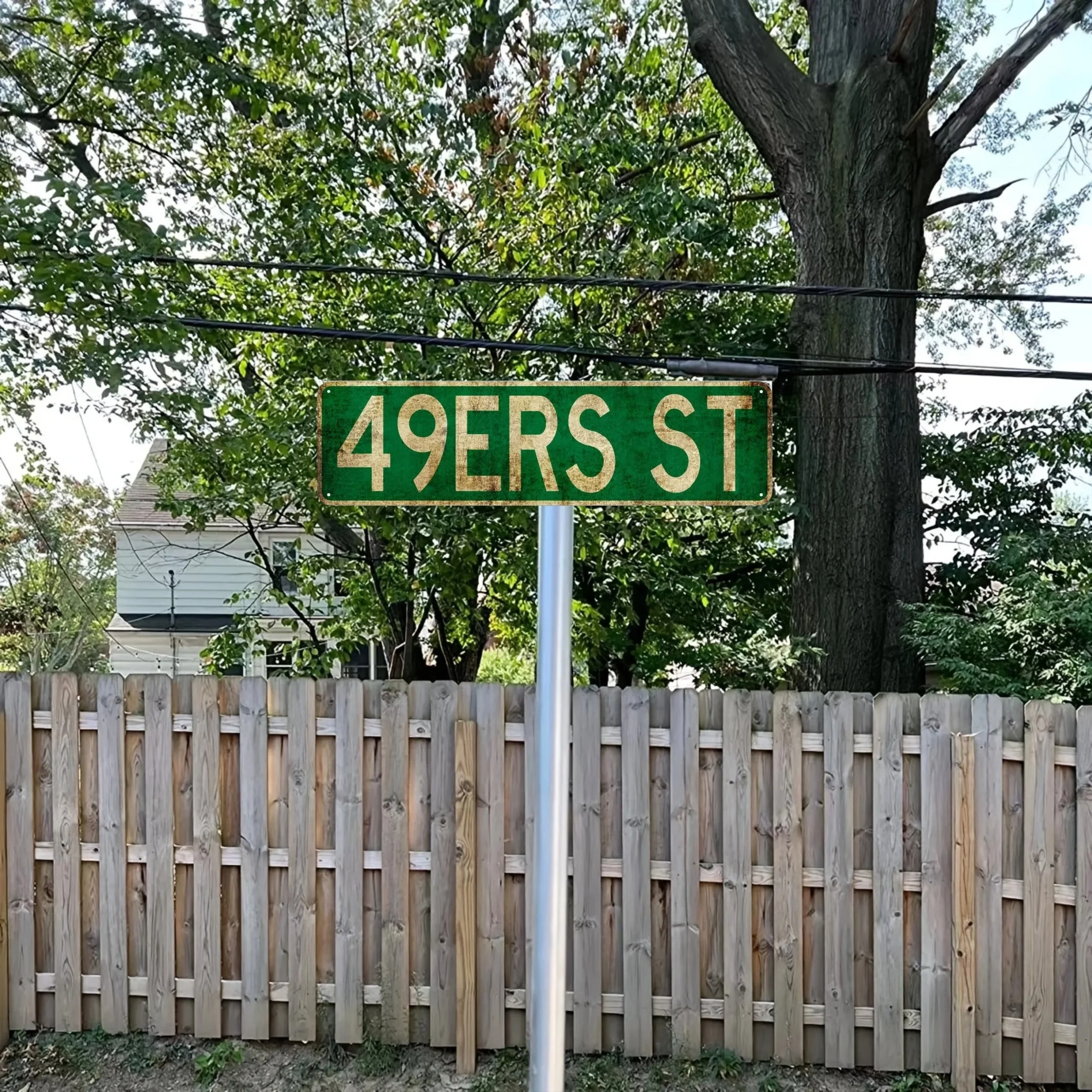 علامة قصدير معدنية عتيقة لديكور جدران المنزل ، مرحبًا بكم في المخيم ، لافتات بحيرة كريستالية ، فيلم رعب ، ديكور غرفة ريفي للبضائع