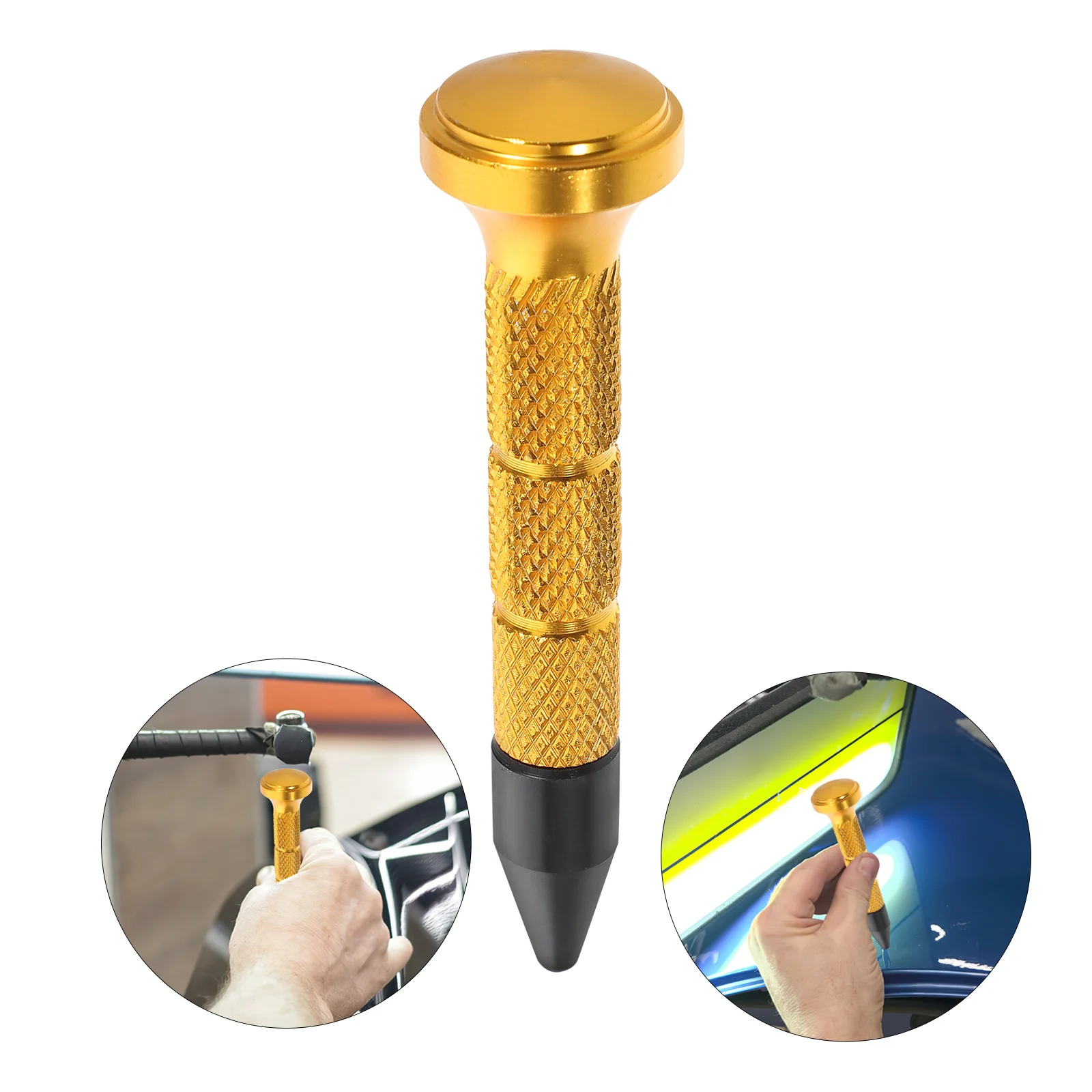 

1Set Auto Body Tool Set Metal Tap Down Pen with Replaceable Heads Dent Removal DIY Hammer Kit Pen