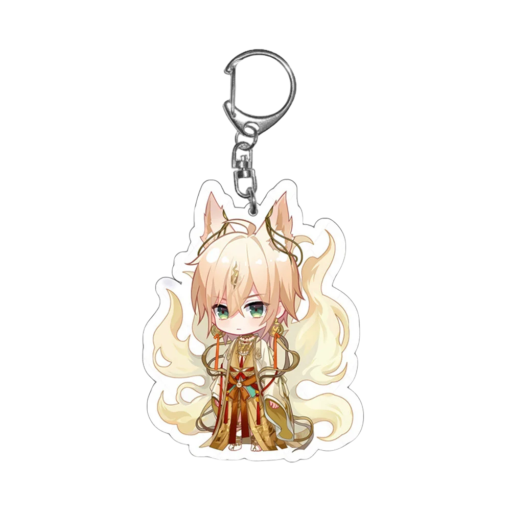 

6CM Cute Anime Lovebrush Chronicles Ayn Acrylic KeyChains Peripherals Fashion For All Time Pattern Kids Pendant Cosplay Gift
