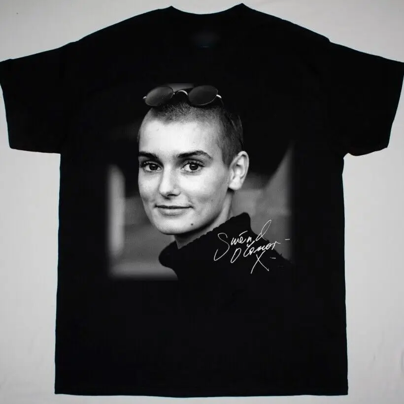 Sinead O Connor thanks for memories T Shirt Cotton Black