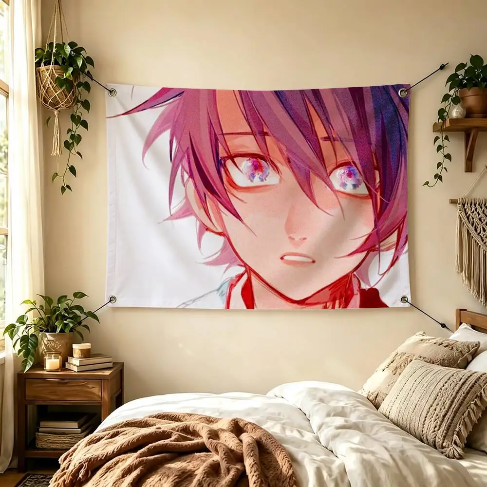 The Promised Neverland Ray  Flags for Bedrooms Home Decor Items Outdoor Decors Garage Decoration Flaga